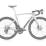PINARELLO 25 DOGMA F FRAME KIT EDGE CRYSTAL WHITE