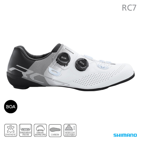 Shimano RC7 Men's Cycling Shoe WIDE - Black — Playtri