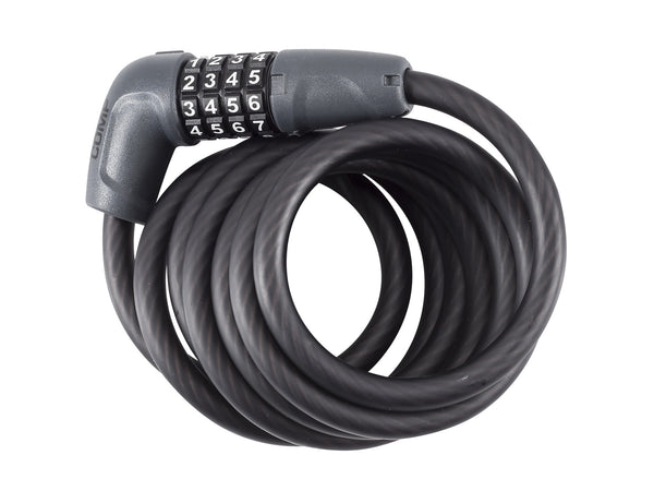 Combination cable bike clearance lock