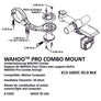 K-EDGE WAHOO XL COMBO MOUNT