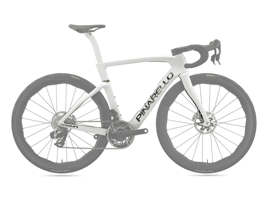 PINARELLO 25 DOGMA F FRAME KIT EDGE CRYSTAL WHITE