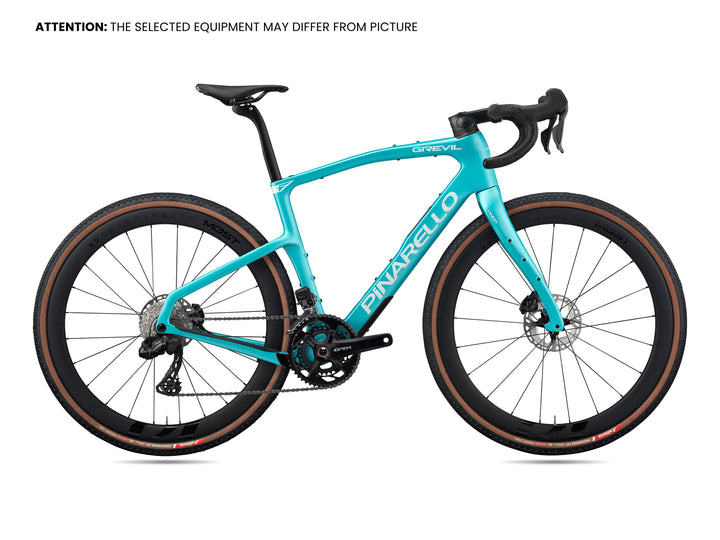 26 PINARELLO GREVIL F7 FORCE AXS 1x13 STONE TURQUOISE