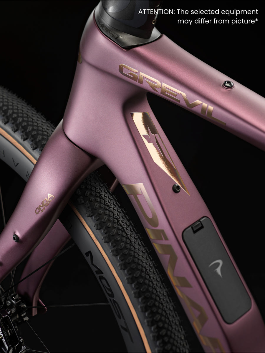 26 PINARELLO GREVIL F7 GRX825 Di2 2x12 POLARIS PURPLE MATT