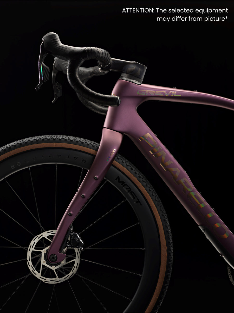 26 PINARELLO GREVIL F7 GRX825 Di2 2x12 POLARIS PURPLE MATT