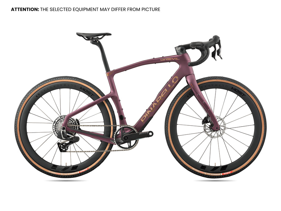 26 PINARELLO GREVIL F7 GRX825 Di2 2x12 POLARIS PURPLE MATT