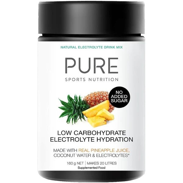 PURE ELECTROLYTE HYDRATION LOW CARB 160G PINEAPPLE