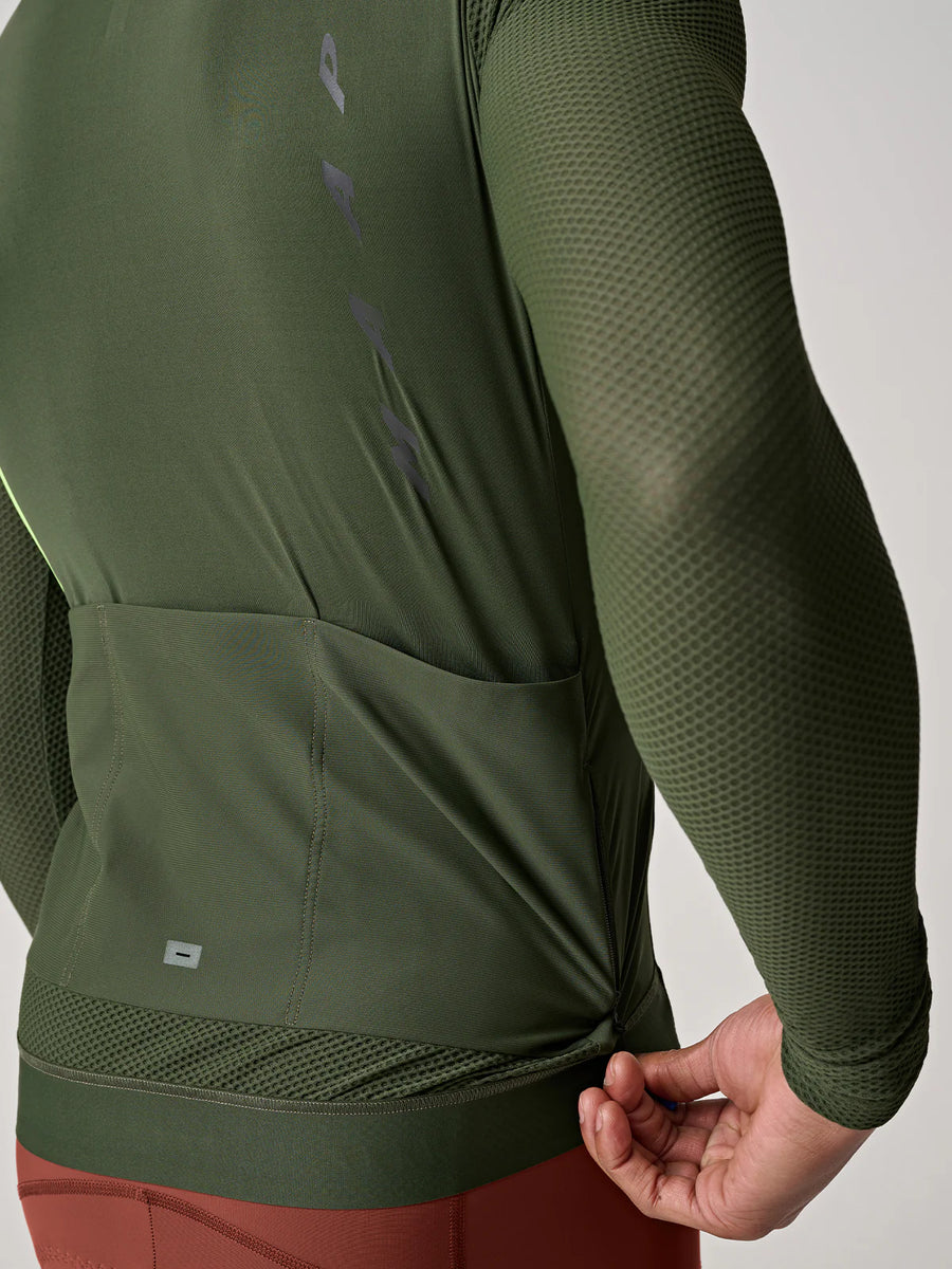 MAAP EVADE PRO BASE LONG SLEEVE BRONZE GREEN