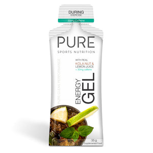 PURE ENERGY GEL 35G KOLA NUT & LEMON JUICE  30MG CAFFINE