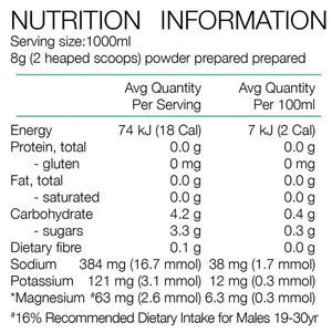 PURE ELECTROLYTE HYDRATION LOW CARB 160G PINEAPPLE
