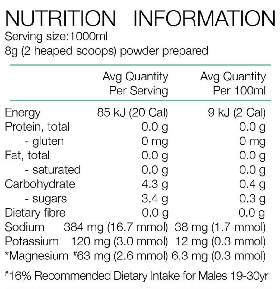 PURE ELECTROLYTE HYDRATION LOW CARB 160G SUPERFRUIT