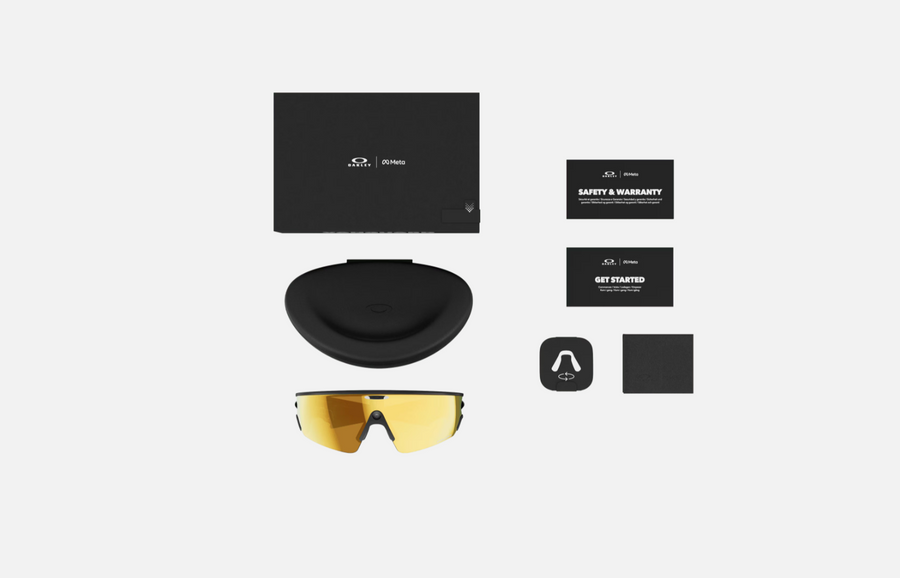 OAKLEY META VANGUARD (PRIZM 24K LENSES, BLACK FRAME)