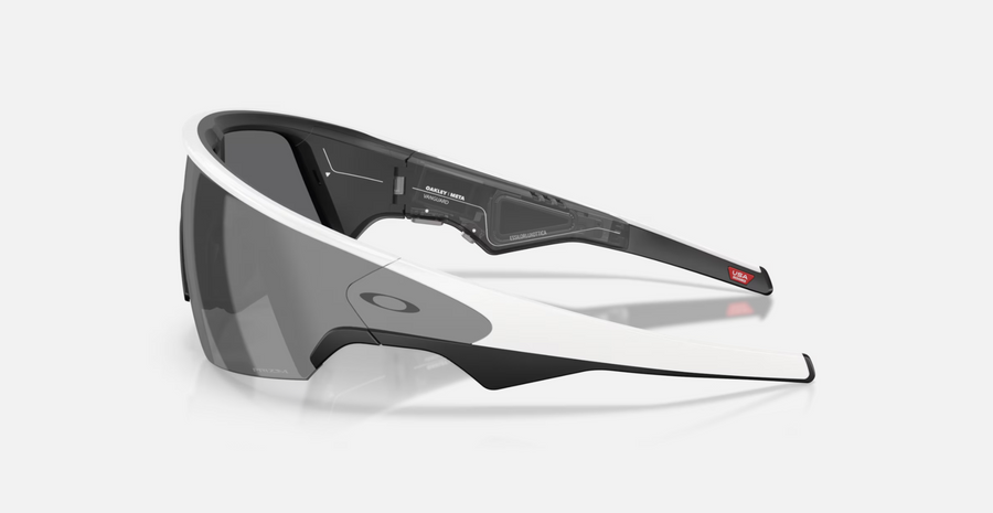 OAKLEY META VANGUARD (PRIZM BLACK LENSES, WHITE FRAME)