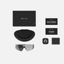 OAKLEY META VANGUARD (PRIZM BLACK LENSES, WHITE FRAME)