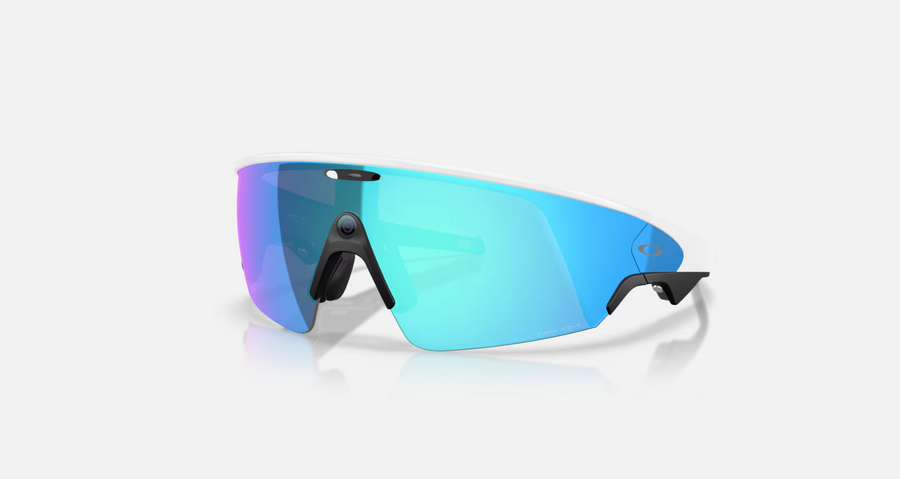 OAKLEY META VANGUARD (PRIZM SAPPHIRE LENSES, WHITE FRAME)