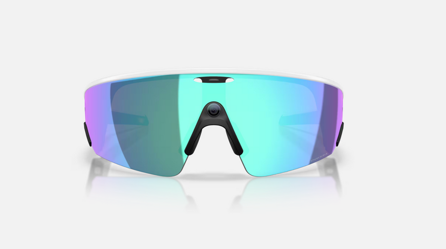 OAKLEY META VANGUARD (PRIZM SAPPHIRE LENSES, WHITE FRAME)