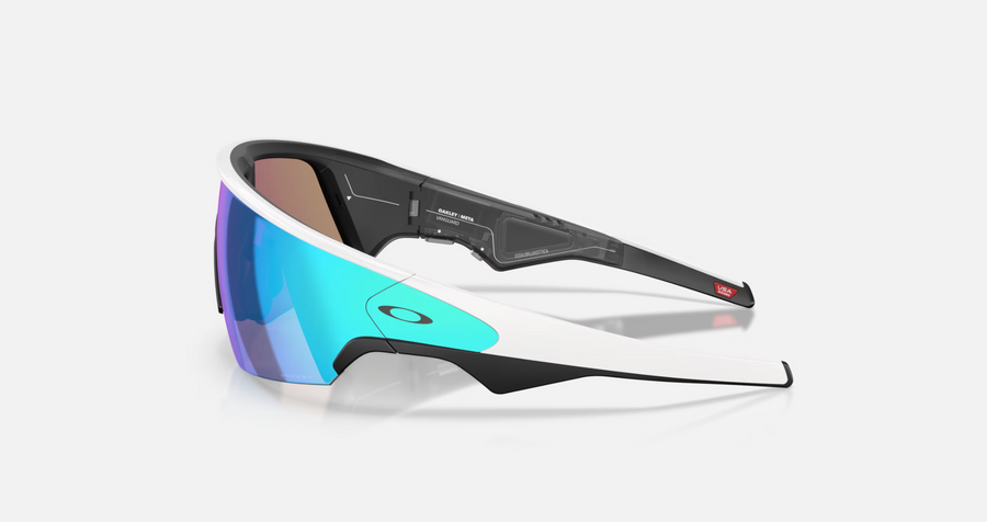 OAKLEY META VANGUARD (PRIZM SAPPHIRE LENSES, WHITE FRAME)