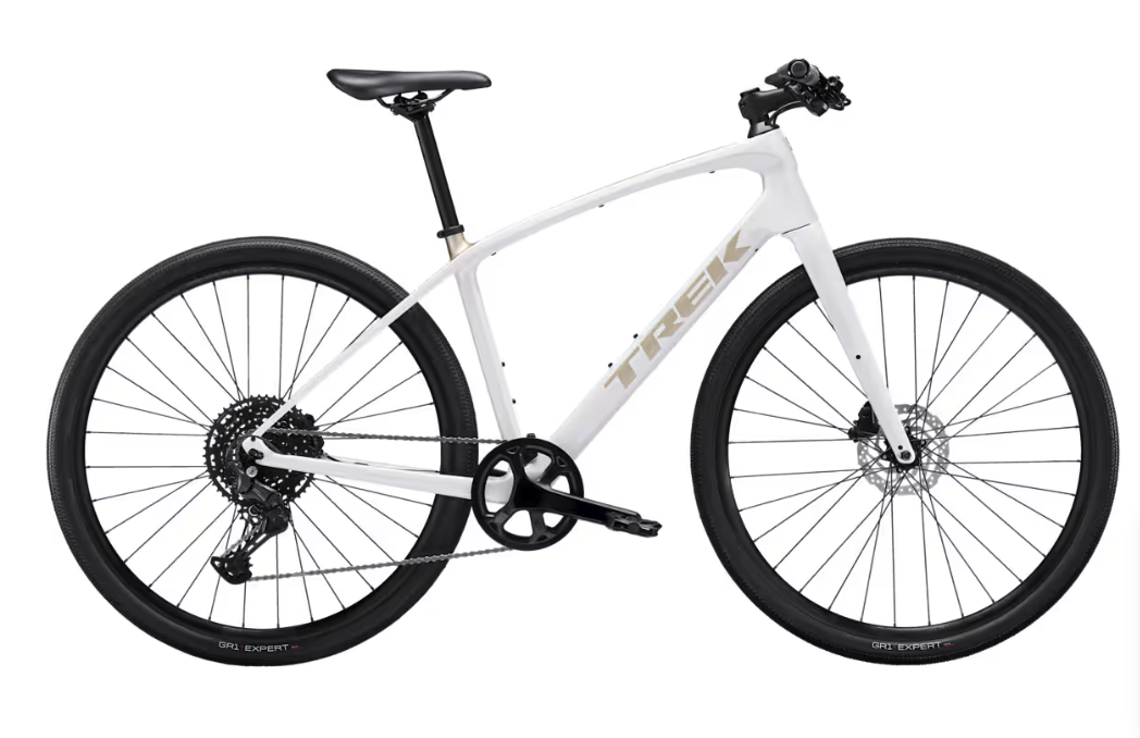 2026 TREK FX SPORT SL 4 CRYSTAL WHITE/SUPERNOVA – O'Mara Cycles