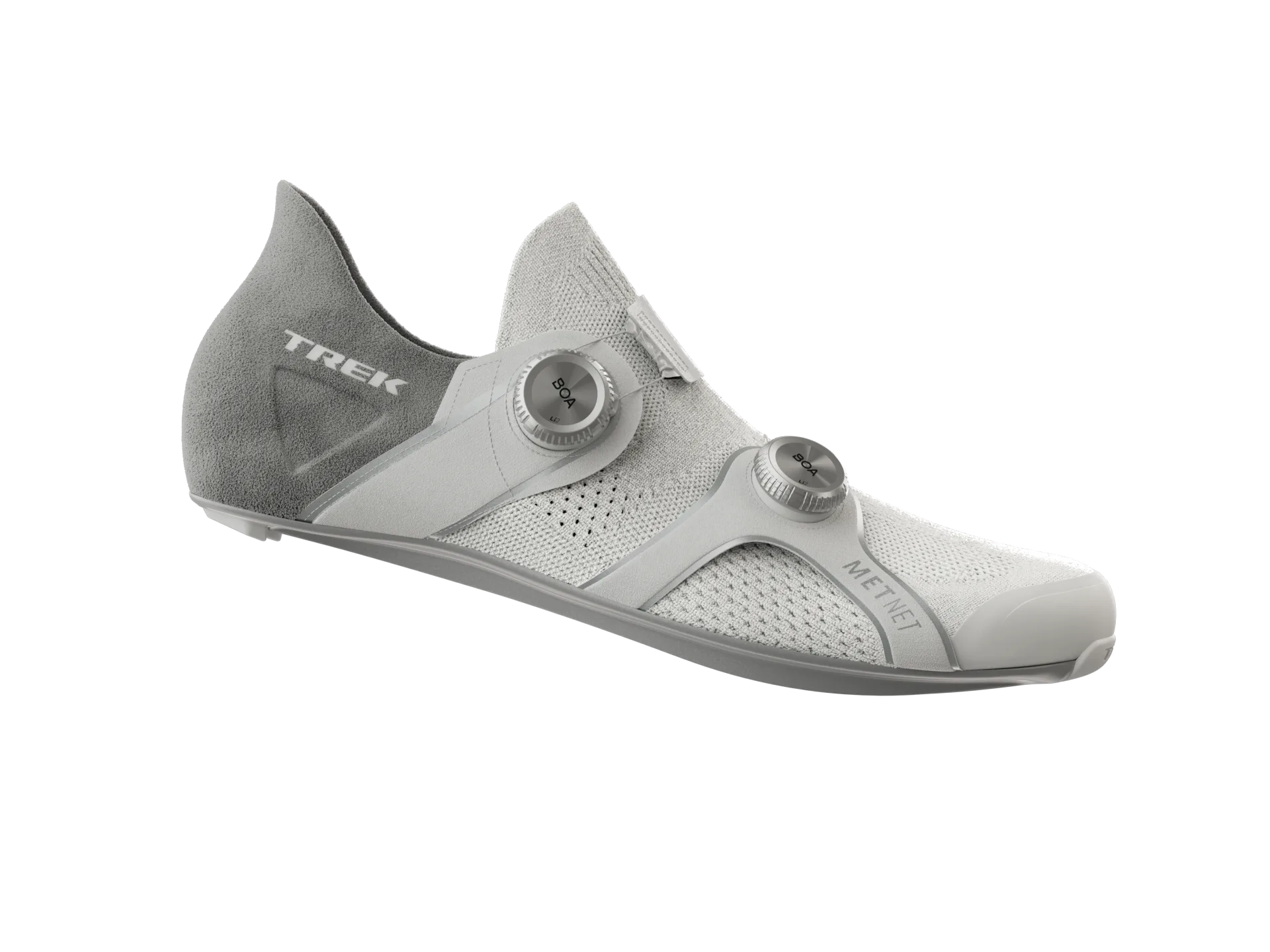 TREK RSL KNIT ROAD SHOE WHITE/SILVER – O'Mara Cycles