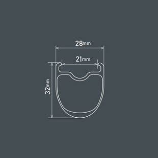 SHIMANO C32 TUBELESS WHEEL FRONT