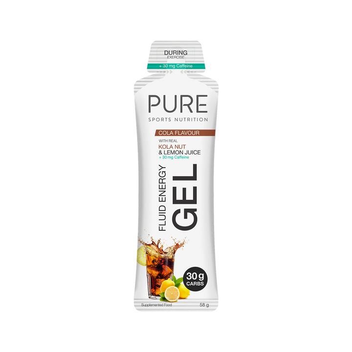 PURE FLUID ENERGY GEL 50G KOLA NUT & LEMON JUICE 30MG CAFFIENE