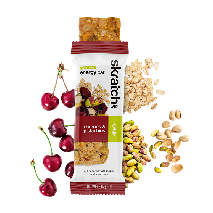 SKRATCH LABS CHERRIES AND PISTACHIOS ENERGY BAR