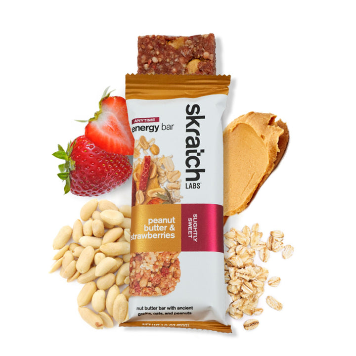 SKRATCH LABS PEANUT BUTTER AND STRAWBERRIES ENERGY BAR
